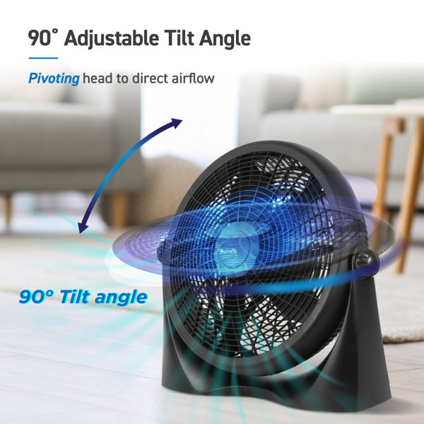 Commercial Cool Floor Fan For Home, Garage, Bedroom, Or Office, Cooling